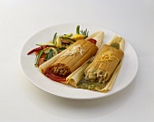 Beef and Chicken Tamales