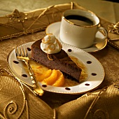 Slice of Orange Chocolate Torte