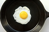Fried Egg in a Cast Iron Skillet