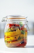 Marinated Peppers in a Jar