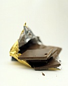 A Chocolate Bar; Broken Up