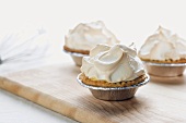 Three Mini Vanilla Cream Pies