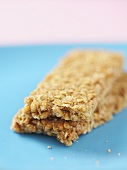 Two Granola Bars Stacked, Close Up