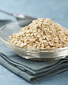 Rolled Oats in a Bowl