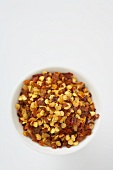 Bowl of Chili Pepper Flakes