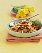 Orzo Salad with Vegetables and Feta