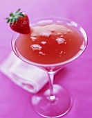 Strawberry Sunset Mocktail