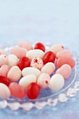 Plate of Valentine's Day Jelly Beans