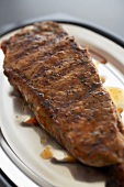 Top Sirloin Steak on a Broiler Pan