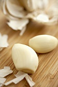 Two Peeled Cloves of Garlic