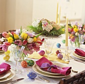 Festive Easter Dinner Table