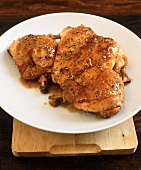 Oven Baked Chicken with a Maple Vinegar Sauce