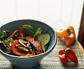 Grilled Thai Beef Salad in a Bowl