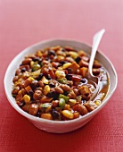 Bowl of Bean Stew