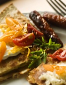 Breakfast Quesadilla with Sausage