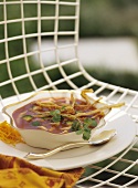 Bowl of Chicken Tortilla Soup