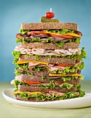 Dagwood Sandwich (geschichtetes Sandwich, USA)