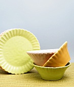 Pastel Plates and Bowls