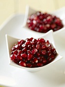 Two Bowls of Pomegranate Seeds
