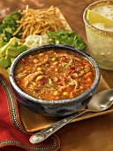 Bowl of Southwestern Chicken Tortilla Soup