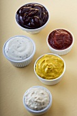 Small Bowls of Organic Condiments