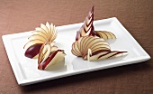 Red Apple, Intricately Sliced and Arranged