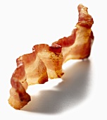 Crispy Slice of Bacon on White