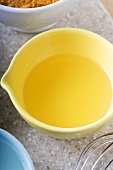 Low-Cholesterol Oil in Small Bowl