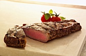 A Grilled Rib Eye Steak
