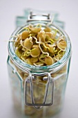 Lentil Sprouts in a Glass Jar