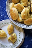 Baked Pirozhki with Egg and Scallion Filling
