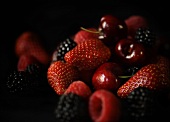 Fresh Mixed Berries with Cherries