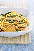 Sesame Noodles with Chicken and Asparagus 