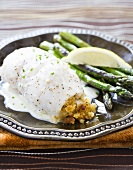 Stuffed Fillet of Sole with Asparagus