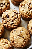 Pecan and Chocolate Chip Cookies; From Above