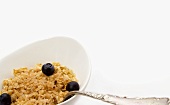Haferflocken-Müsli mit Blaubeeren