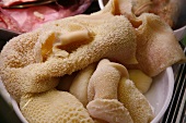 Fresh Tripe in Butchers Display at Market in Florence, Italy