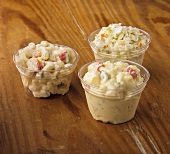 Three Small Containers of Deli Salads
