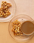 Peanut Brittle with a Cup of Coffee