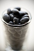 Glass of Dried Black Beans