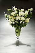 White Floral Bouquet in a Vase