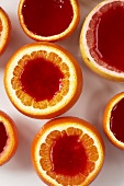 Jello Served in Orange and Grapefruit Shells