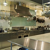 Interior of Commercial Kitchen