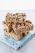 Cinnamon Cheerios Bars; Stacked