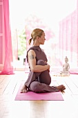 Yoga posture: Ardha Matsyendrasana (Half Spinal Twist)