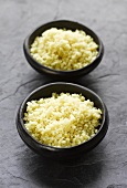 Two bowls of couscous