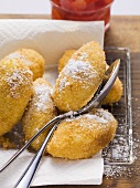 Fried semolina dumplings