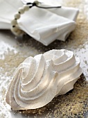 Meringue and napkins