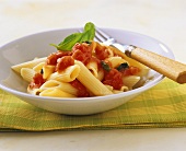 Penne al pomodoro (pasta with tomatoes, Italy)