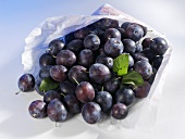 Plums in a bag